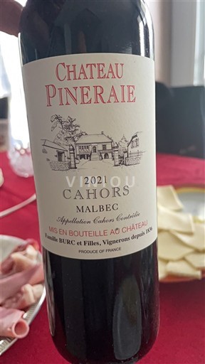 Sud-Ovest Cahors Château Pineraie Malbec 2021