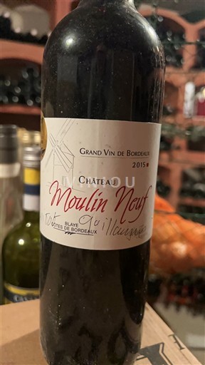 Bordeaux Blaye-Côtes-de-Bordeaux Château Moulin Neuf 2015