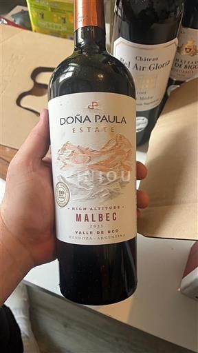 Mendoza Valle de Uco Doña Paula Estate High Altitude Malbec 2021