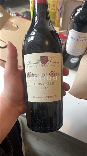 Bordeaux Lussac-Saint-Émilion Château Les Combes Louis Gabriel 2018