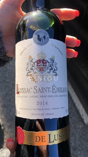 Bordeaux Lussac-saint-émilion Le Lys de Lussac 2014