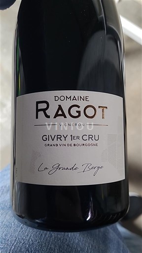 Borgoña No especificado Premier Cru Domaine Ragot La Grande Berge Sin añada