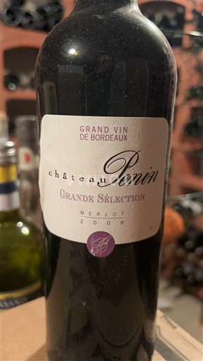 Bordeaux Bordeaux Supérieur Château Penin Grande Sélection 2008