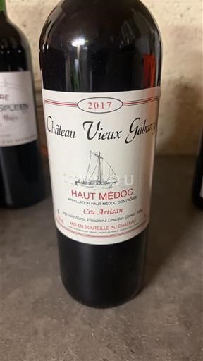 Wines Rouge sec Château Vieux Gabarey 2017 France Bordeaux Haut-Médoc AOC