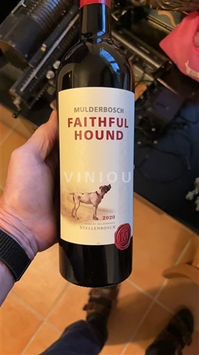 Regione Costiera Stellenbosch Mulderbosch Faithful Hound 2020
