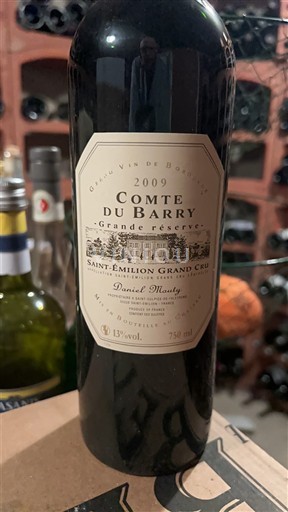 Bordeaux Saint-Émilion Grand Cru Grand Cru Comte du Barry Grande réserve 2009