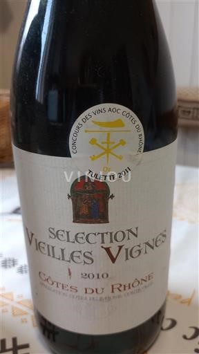 Rhônevallei Côtes-du-rhône Sélection Vieilles Vignes 2010