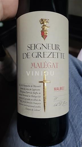 South West Cahors Seigneur de Grezette Malégat Non-Vintage