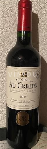 Bordeaux Bordeaux Supérieur Château Au Grillon 2018