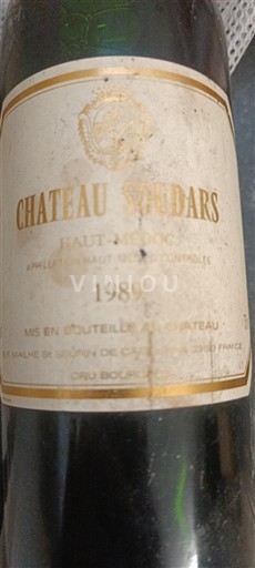 Bordeaux Haut-Médoc Château Soudars 1989