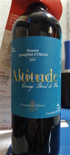 Verërat Rouge sec Altitude Élevage Bord de Mer Domaine Jonquères d'Oriola 2019 Francë Ruzijon Kodat-e-Rusijon AOC