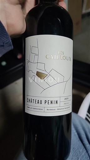 Bordeaux Château Penin Les Cailloux 2018