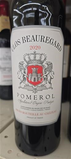 Burdeos Pomerol Clos Beauregard 2020