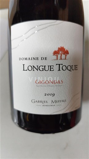 Rhône-dalen Gigondas Domaine Longue Toque 2019