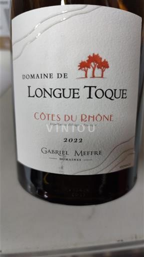 Rhône-dalen Côtes-du-Rhône Domaine Longue Toque 2022