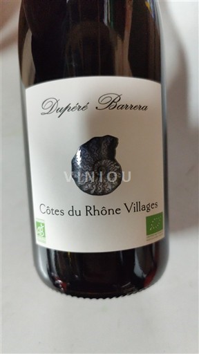 Rhônetal Côtes-du-Rhône-Dörfer Dupéré Barrera Ohne Jahrgang