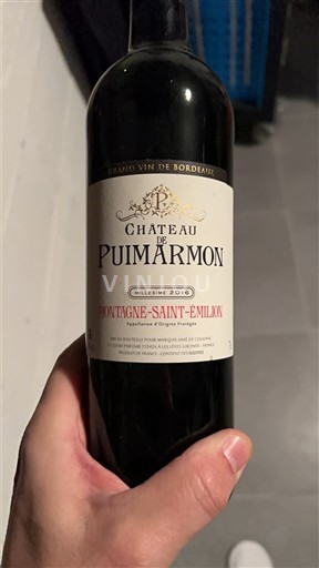 Bordeaux Montagne-saint-émilion Château Puimarmon 2010