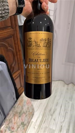 Bordeaux Bordeaux supérieur Château Beaulieu 2020
