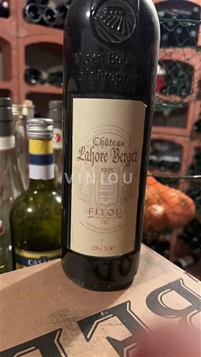 Weine Rouge sec Château Lahore Berger 1995 Frankreich Bordeaux Pauillac AOC