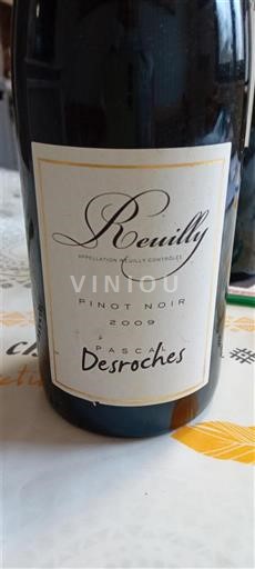 Údolí Loiry Reuilly Pascal Desroches 2009