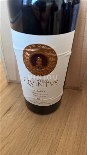 Bordeaux Saint-Émilion Grand Cru Grand Cru Château Quintus 2014