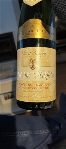 Alsace Domaine Haeffelin Particulière 2013