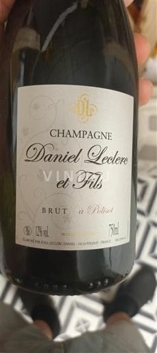 Champagne Sâm-panh Daniel Leclere et Fils Brut à Potiset Không niên vụ