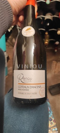 Vine Blanc sec Renou Domaine Haut Fresne 2022 Frankrig Loire-dalen Coteaux-d'ancenis AOC