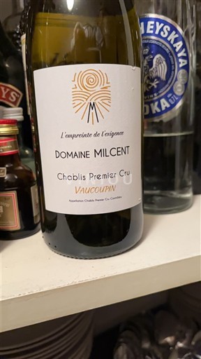 Burgundsko Chablis Premier Cru Domaine Milcent Vaucoupin 2020