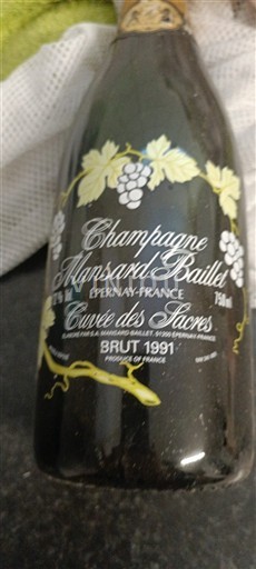 Champagne Mansard Baillet des Âcres 1991