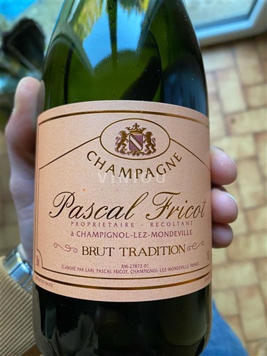 Champanhe Pascal Fricot Brut Tradition Não Sazonado