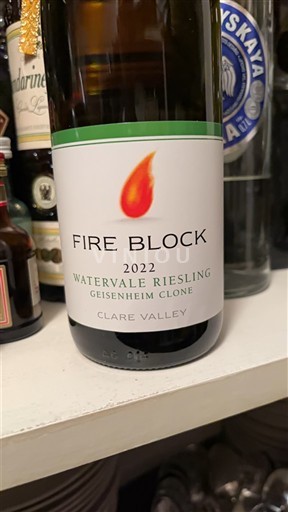 Austrália Meridional Vale do Clare Fire Block Watervale Riesling Geisenheim Clone 2022