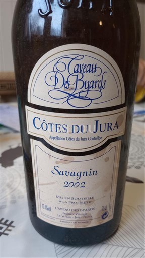 Jura Côtes-do-jura Caveau des Byards Savagnin 2002