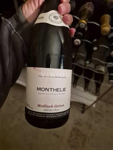 Burgundy Monthélie Moillard-Grivot 2020