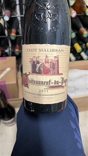 Rhônevallei Châteauneuf-du-Pape Clot Malibran 2011