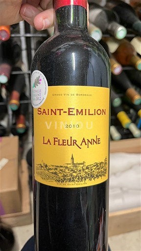 Bordeaux Saint-Émilion La Fleur Anne 2010