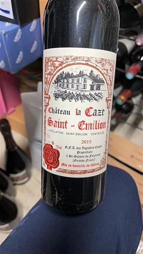 Bordeaux Saint-Émilion Château La Caze 2015
