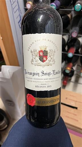 Bordeaux Puisseguin-saint-émilion Puisseguin Saint-Émilion 2015