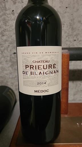 Burdeos Médoc Château Prieuré de Blaignan 2014