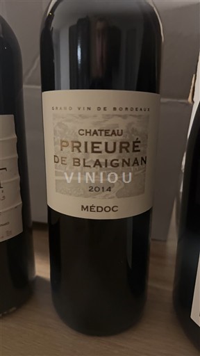 Bordeaux Médoc Château Prieuré de Blaignan 2014