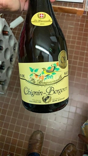 Savojsko a Bugey Chignin-Bergeron Les Fils de René Quénard Les Bergères 2022