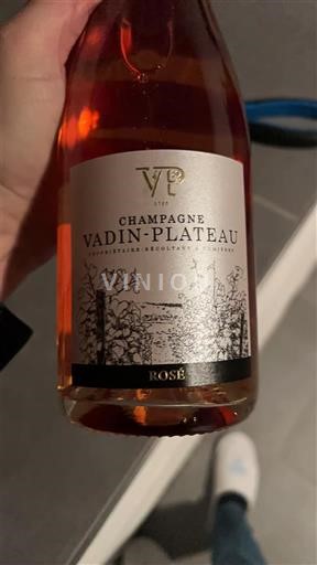 Champanhe Vadin-Plateau Rosé Não Sazonado