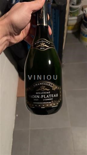 Champanhe Vadin-Plateau Millésimée 2016
