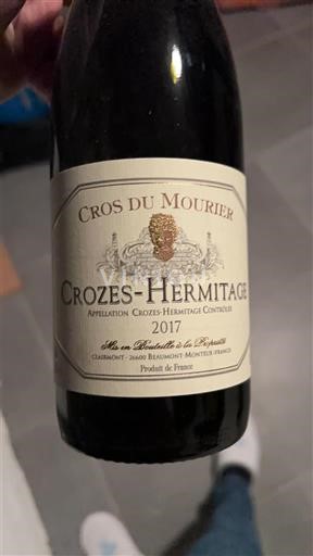 Rhône Valley Crozes-Hermitage Cros du Mourier 2017