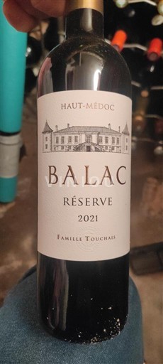 Bordeaux Haut-Médoc Château Balac Réserve 2021