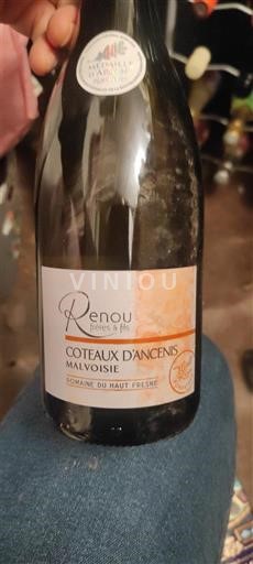 Loire-dalen Coteaux-d'ancenis Domaine Haut Fresne Malvoisie 2024