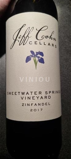 Vùng trồng nho được cấp phép California Bờ biển Sonoma Jeff Cohn Cellars Sweetwater Springs Vineyard 2017
