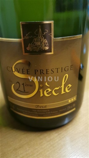 Champaña Champán Les Moineaux Prestige du 21ème Siècle Sin añada