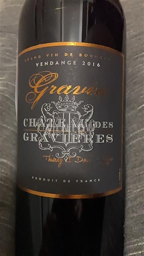 Burdeos Graves Château S Gravières Graves 2016