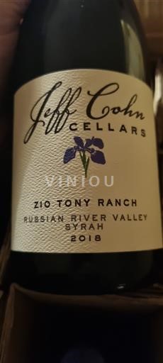 Kaliforniska AVA Russian River Valley Jeff Cohn Cellars Zio Tony Ranch 2018